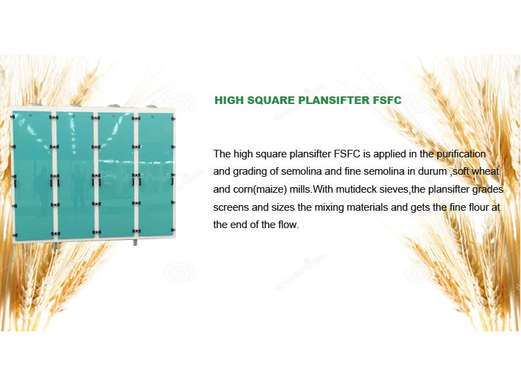 High Quality wheat corn flour Square Plansifter, Plansifter for Wheat Flour