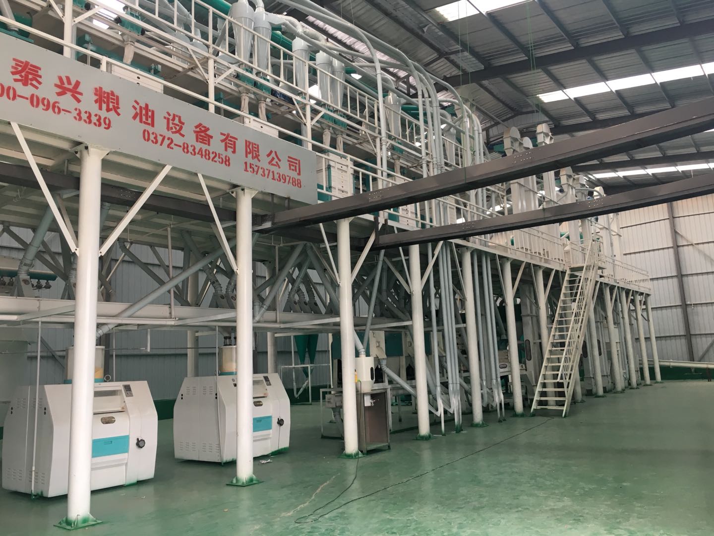 100 ton per day corn grits&flour milling plant