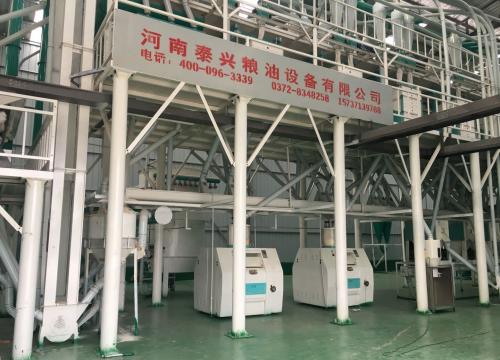 100 ton per day corn grits&flour milling plant
