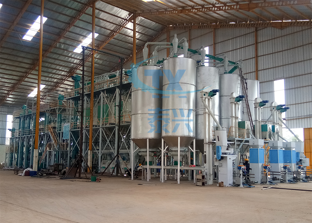 Indonesia 200ton per day Maize milling plant