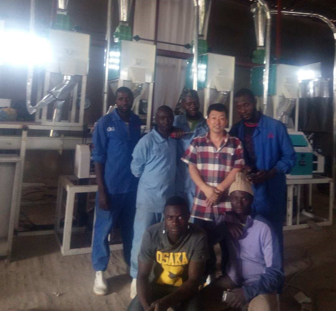 Nigeria Kano 10ton per day maize flour milling machine