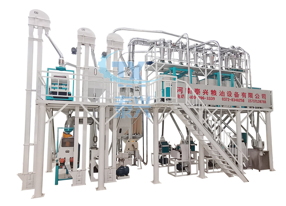 25-30TPD Electric Maize Mill Plant Commercial Corn Grinder Machine Processing Equipment