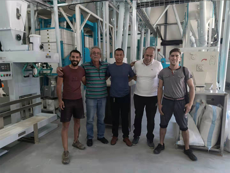 Wheat flour milling machine