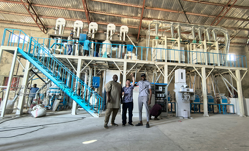 50 tpd Maize flour Mill Plant intalled in Nigeria